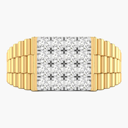 Sceptre Loop Men Diamond Ring