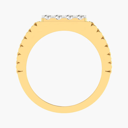 Sceptre Loop Men Diamond Ring