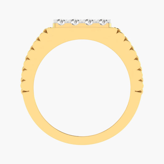 Sceptre Loop Men Diamond Ring