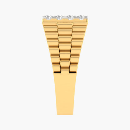 Sceptre Loop Men Diamond Ring