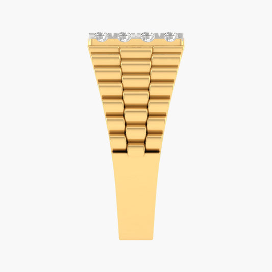 Sceptre Loop Men Diamond Ring