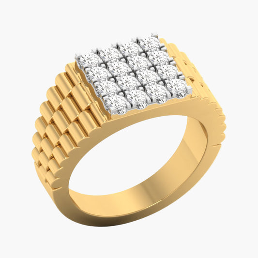 Sceptre Loop Men Diamond Ring