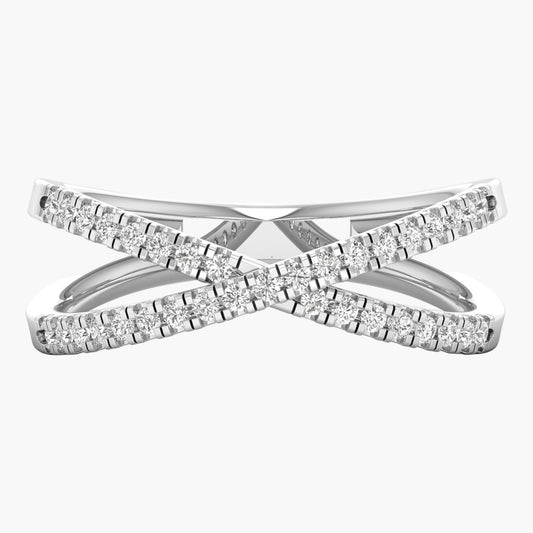 Swirl Diamond Ring