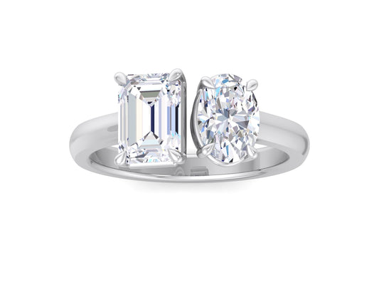 Flammea Toi-et-Moi Diamond Ring