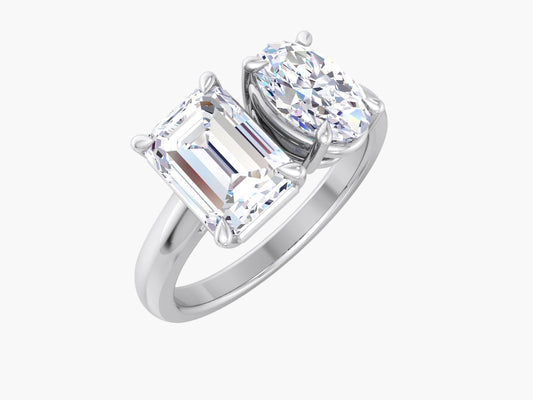 Toi-et-Moi Men Diamond Ring