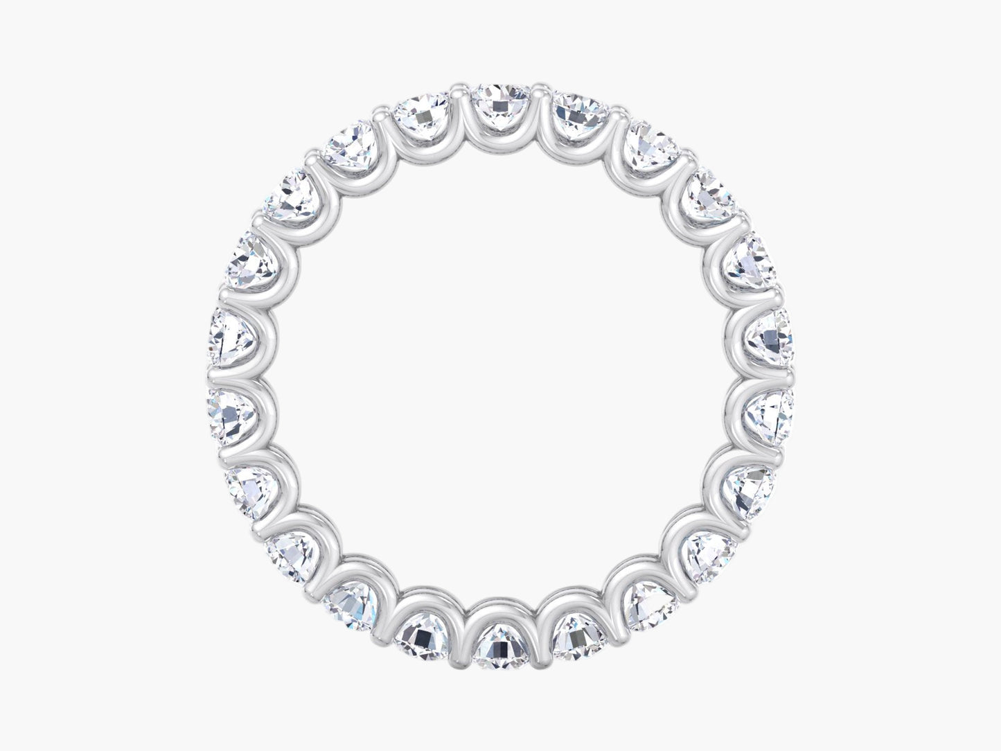 Round Eternity Diamond Ring