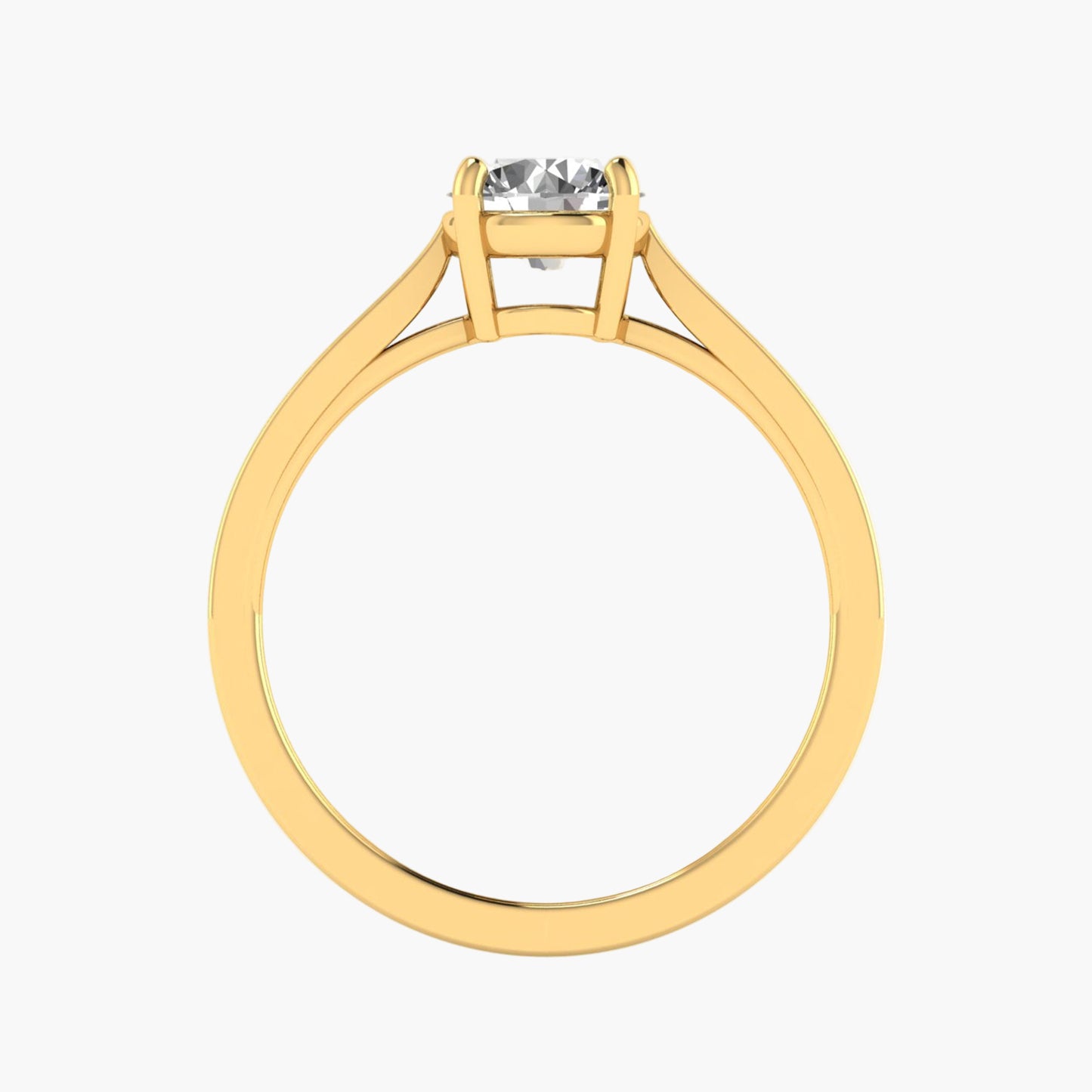 Round Whisper Diamond Ring