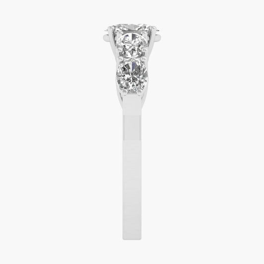 Fivefold Grace Diamond Ring