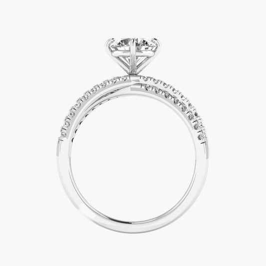 Round Aurora Diamond Ring