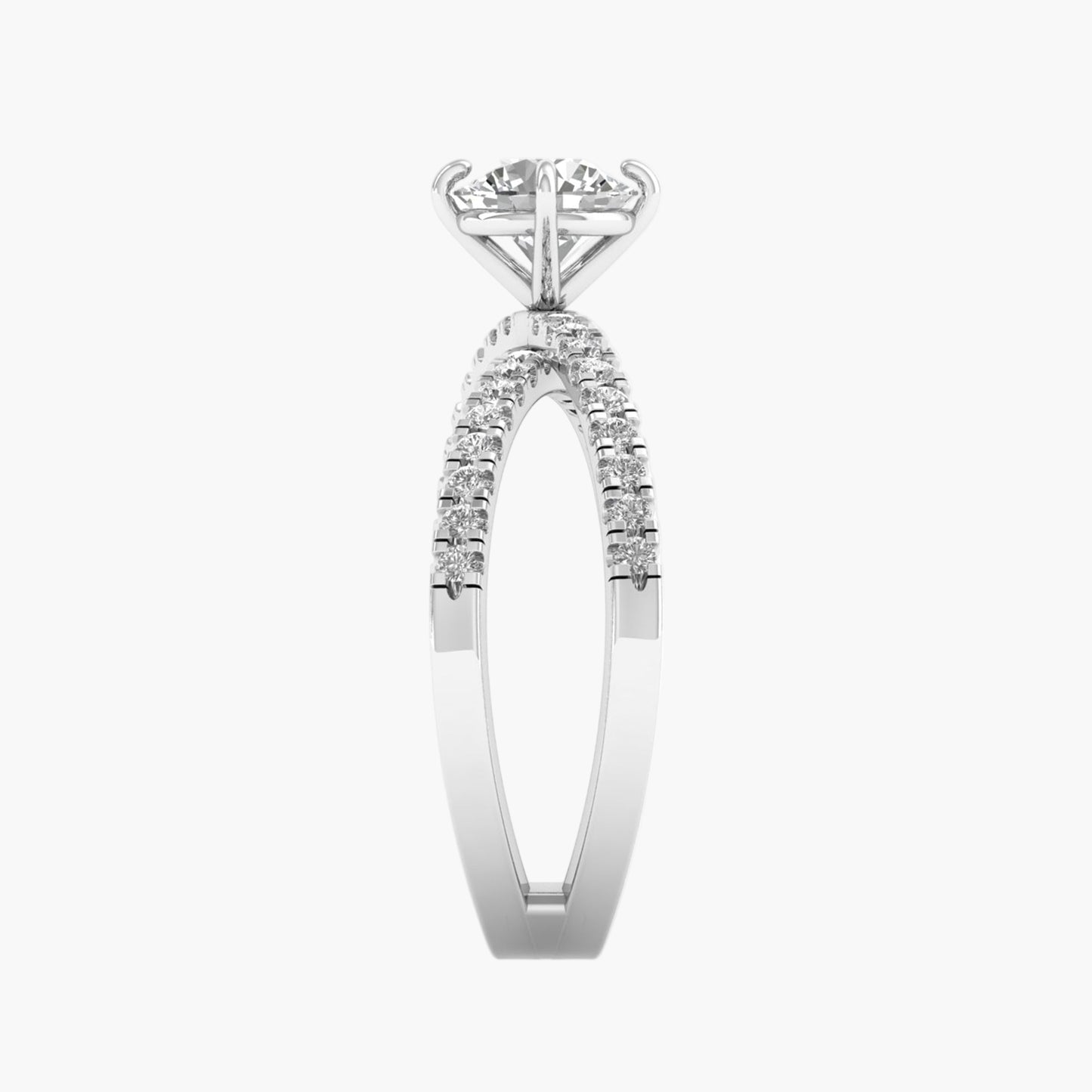 Round Aurora Diamond Ring