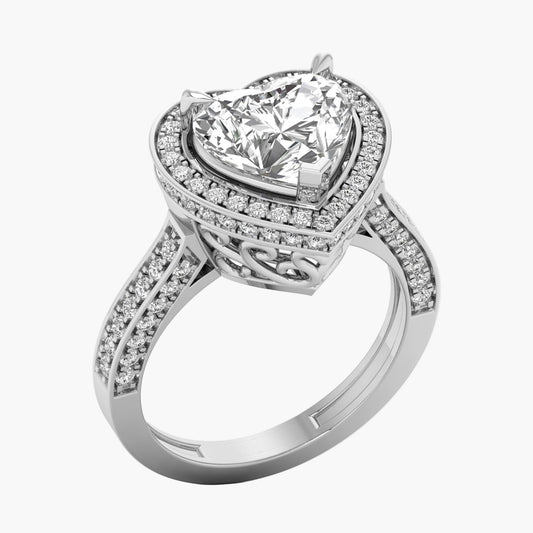 Hearts n Dots Diamond Ring