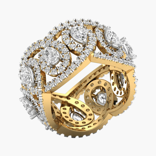 Queen's Crown Diamond Ring