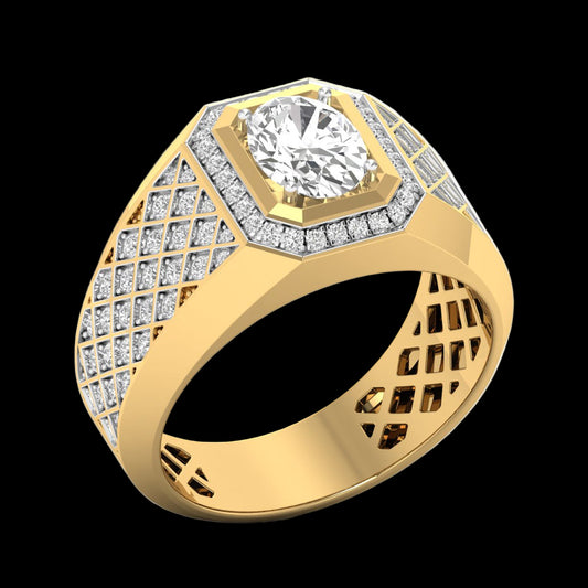 Sparkle Smith Men Diamond Ring