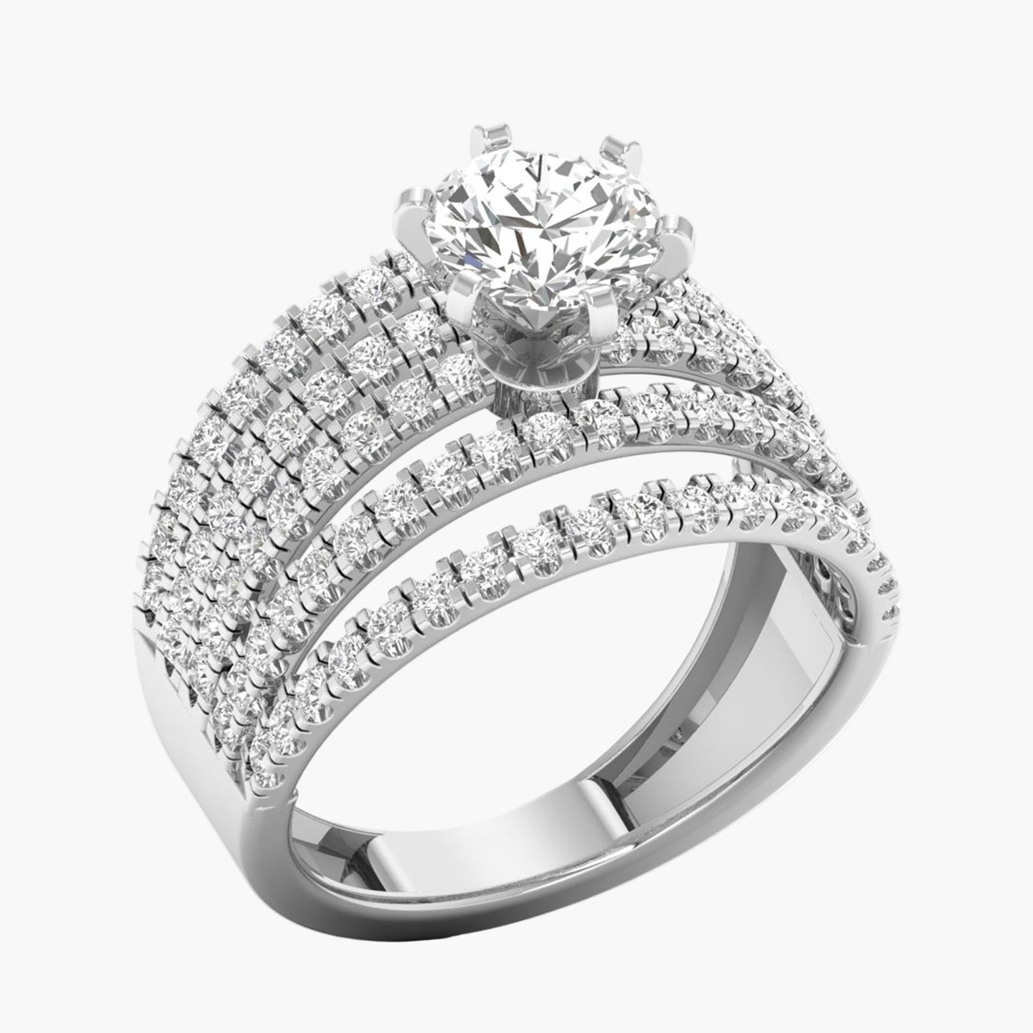 Glowline Diamond Ring