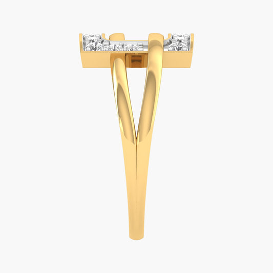 Starlight Square Diamond Ring