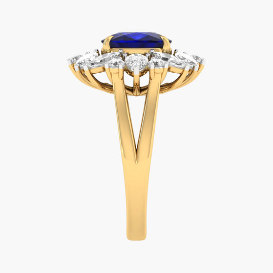 Quasar Loop Diamond Ring