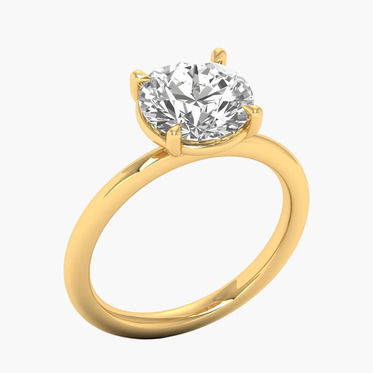 2.5 Carat Four Prong Diamond Ring