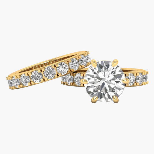 Double Shine Stackable Diamond Rings