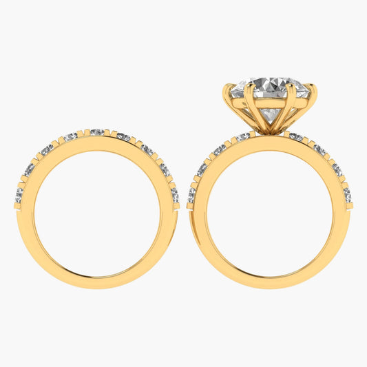 Double Shine Stackable Diamond Rings