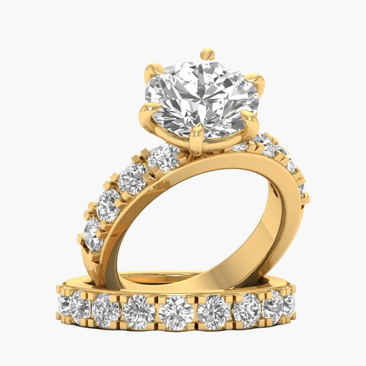 Double Shine Stackable Diamond Rings