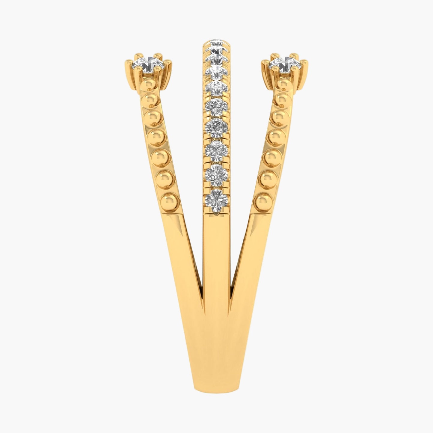 Triple Power Diamond Ring