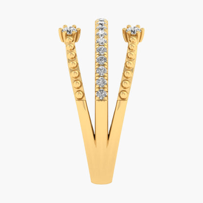 Triple Power Diamond Ring