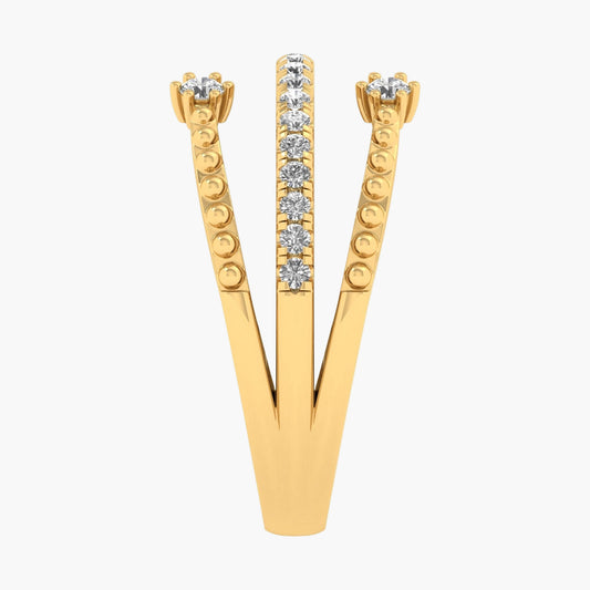 Triple Power Diamond Ring
