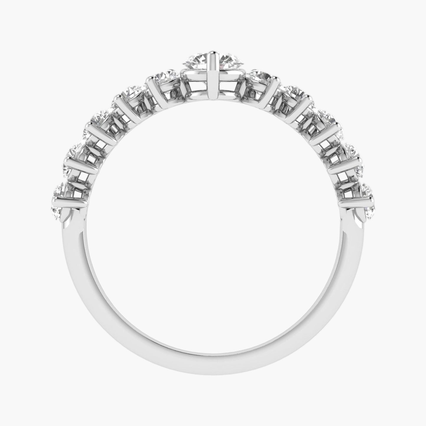 White Walkers Diamond Ring