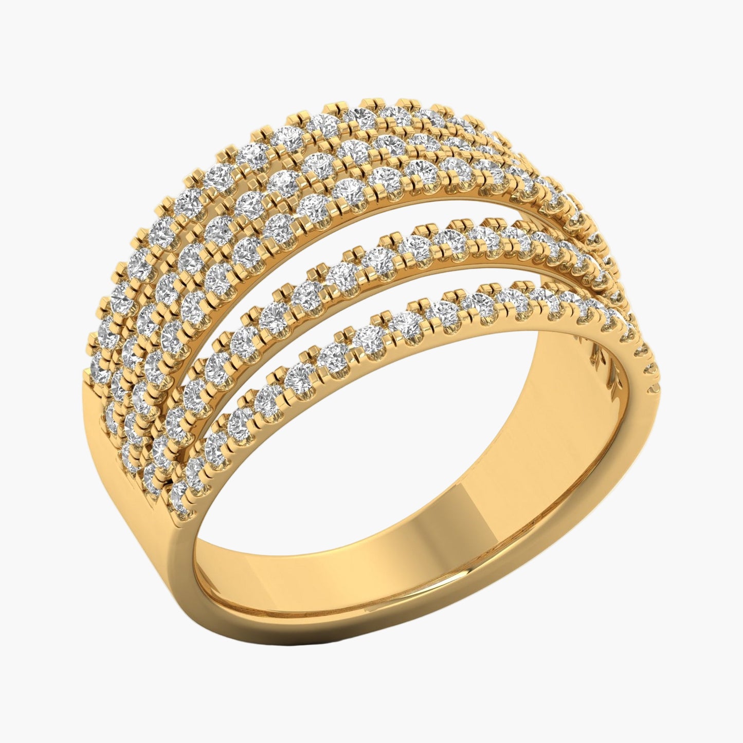Solitaire Round Shaped Diamond Ring
