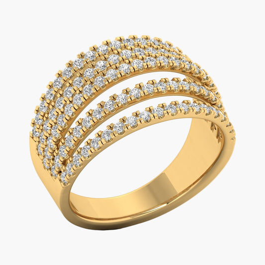 Solitaire Round Shaped Diamond Ring