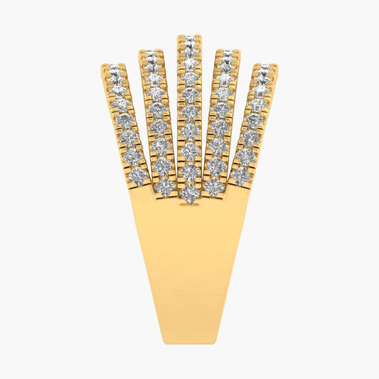 Solitaire Round Shaped Diamond Ring