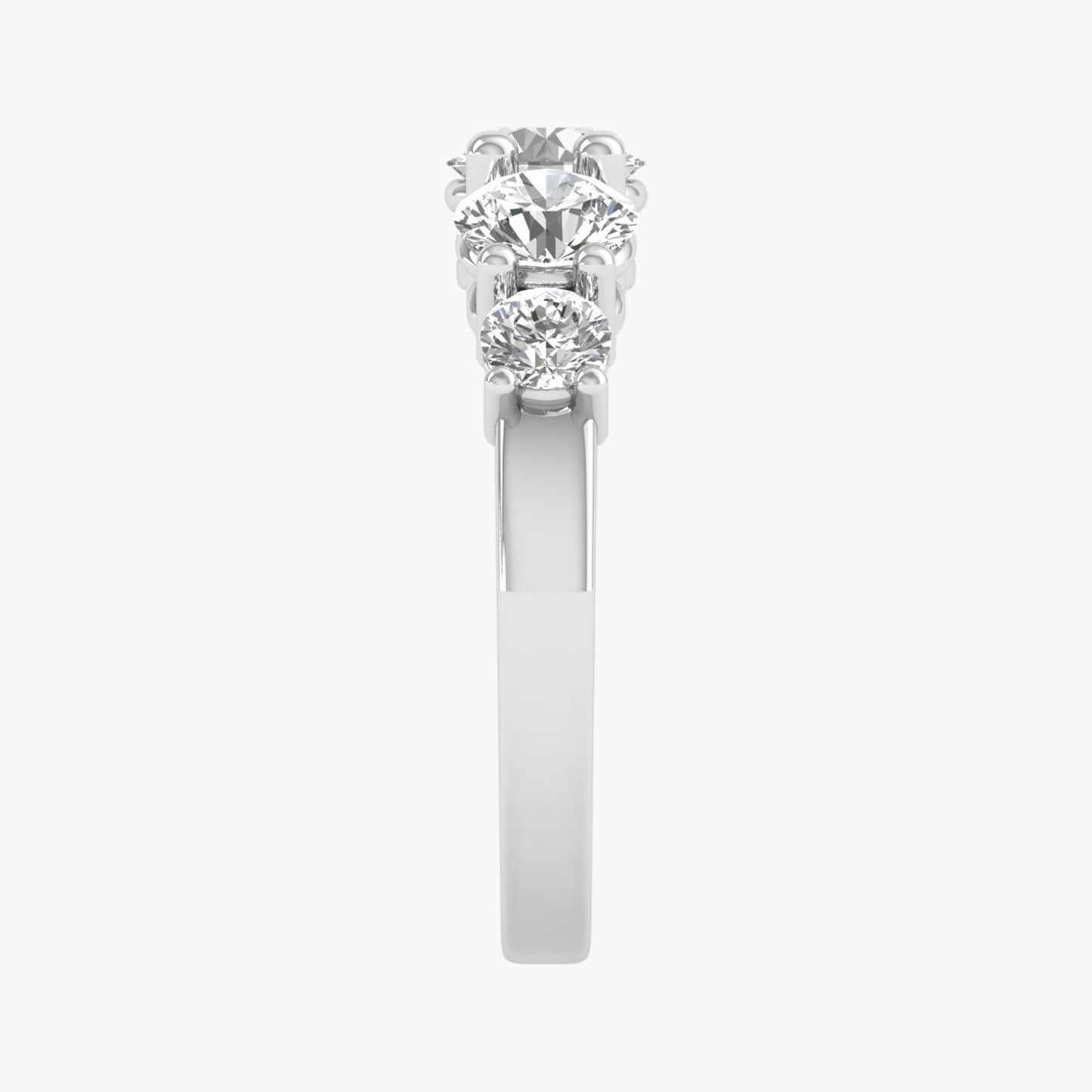 Shining Five Diamond Ring