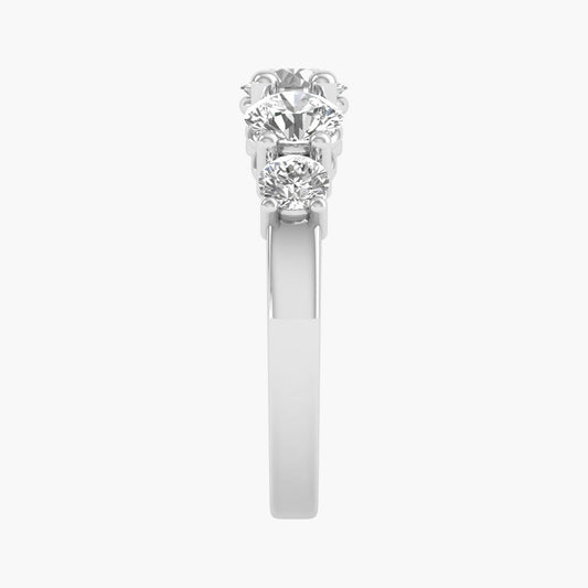 Shining Five Diamond Ring