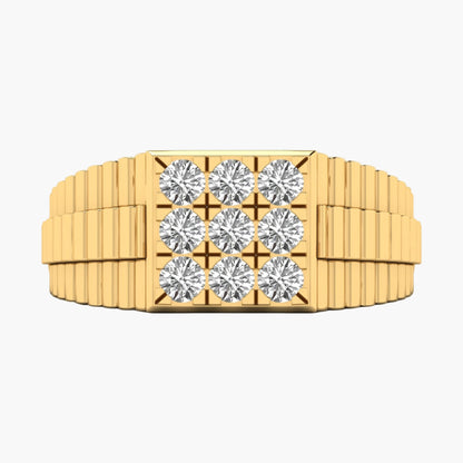 Magnus Edge Men Diamond Ring