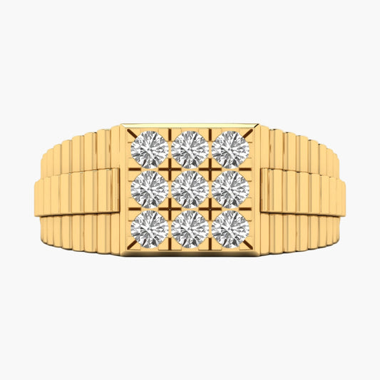 Magnus Edge Men Diamond Ring