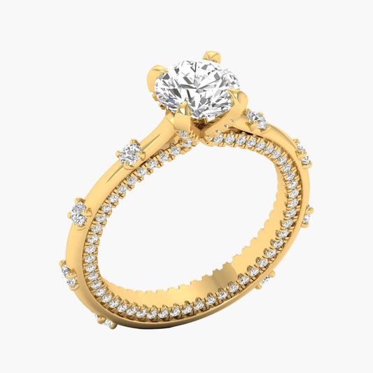 Golden Sequence Diamond Ring