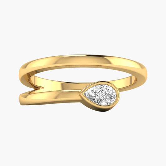 Elegant Blush Diamond Ring