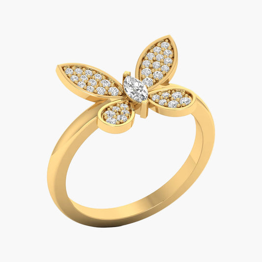 Fluttering Beauty Diamond Ring
