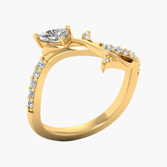 Lotus Elowynn Diamond Ring