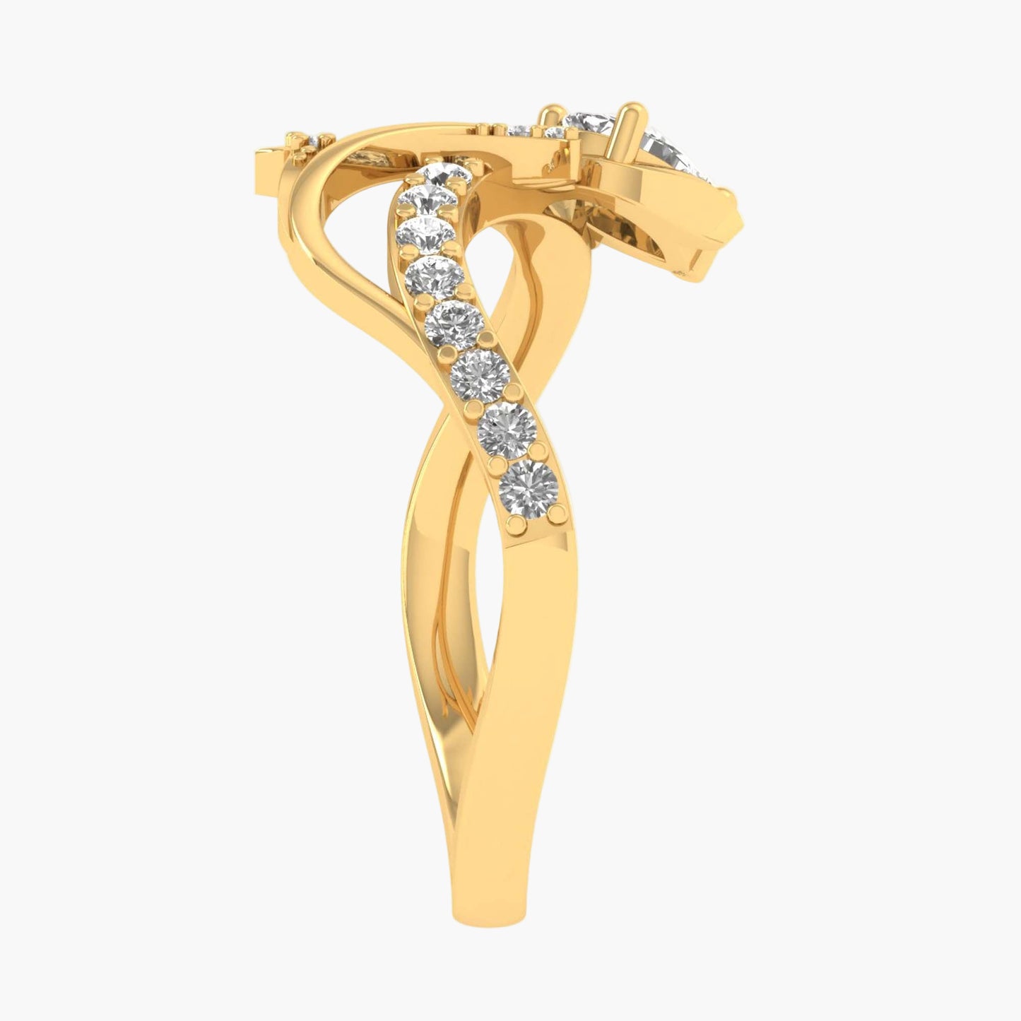 Lotus Elowynn Diamond Ring
