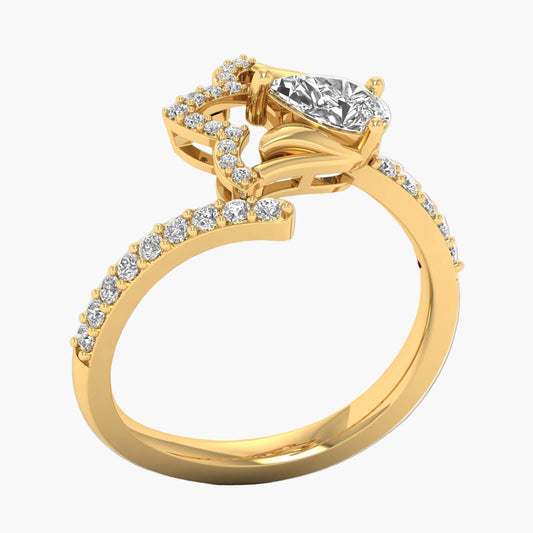 Lume Lotus Diamond Ring