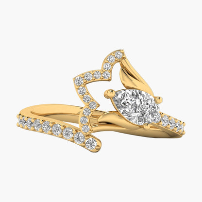 Lume Lotus Diamond Ring
