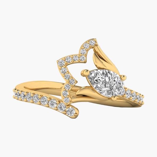 Lume Lotus Diamond Ring