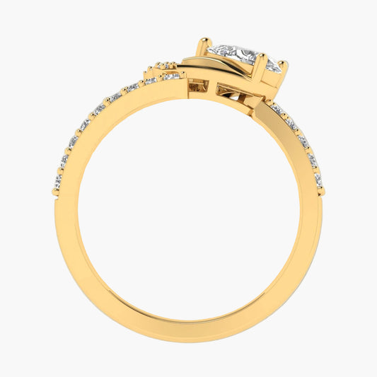 Lume Lotus Diamond Ring