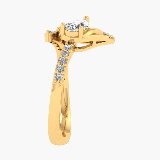 Lume Lotus Diamond Ring