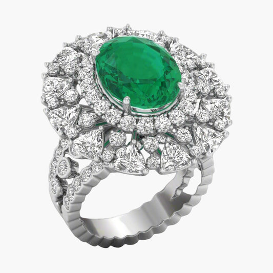 Soul Verdant Diamond Ring