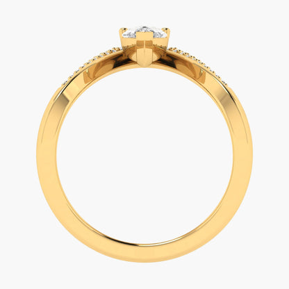 Vanki Drop Diamond Ring