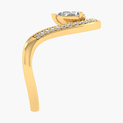 Vanki Drop Diamond Ring