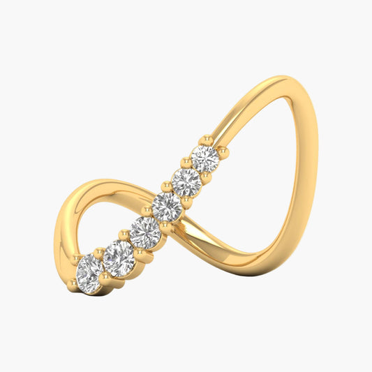 Tie-the-Knot Diamond Ring