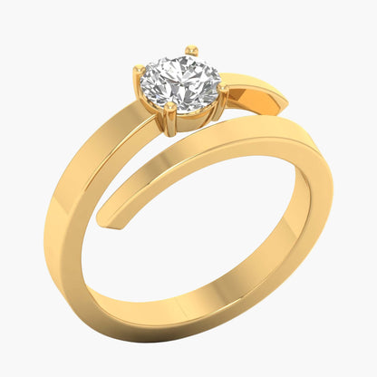 North Star Twirl Diamond Ring